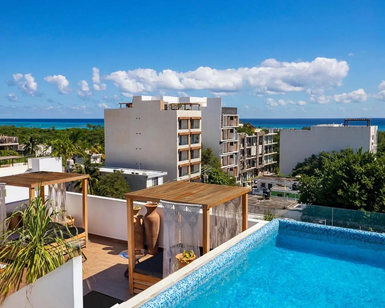 Terrasse Hotel Playa Del Carmen